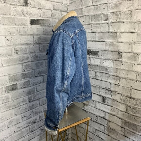 Vintage Denver Haynes Sherpa Lined Jean Jacket - Picture 5 of 14